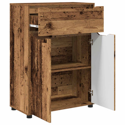 vidaXL Bathroom Cabinet Old Wood 72.5 x 36.5 x 100 cm Engineered Wood