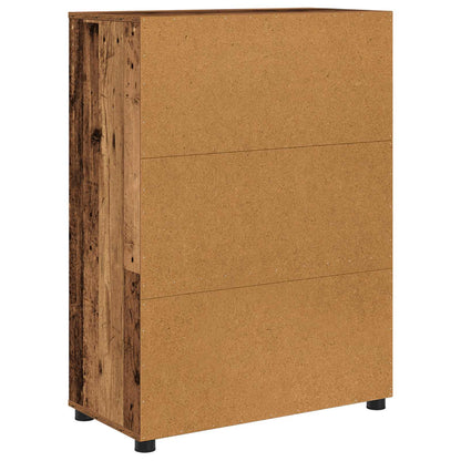 vidaXL Bathroom Cabinet Old Wood 72.5 x 36.5 x 100 cm Engineered Wood