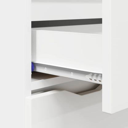vidaXL Sideboard White 100 x 30 x 65.6 Engineered Wood