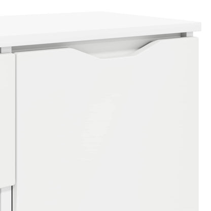 vidaXL Sideboard White 100 x 30 x 65.6 Engineered Wood