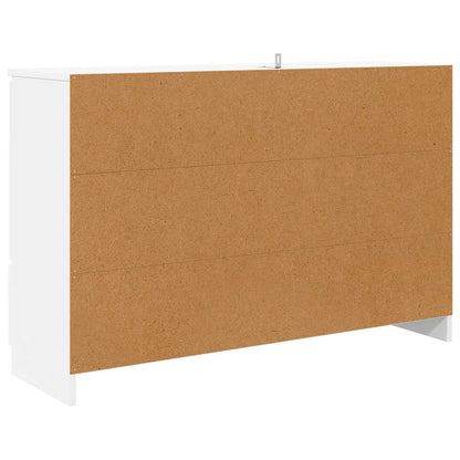 vidaXL Sideboard with Drawer White 100 x 30 x 65.6 Engineered Wood