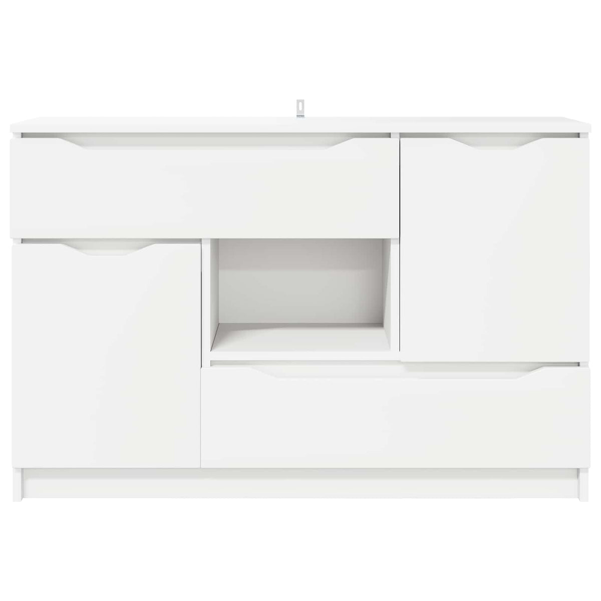 vidaXL Sideboard White 100 x 30 x 65.6 Engineered Wood