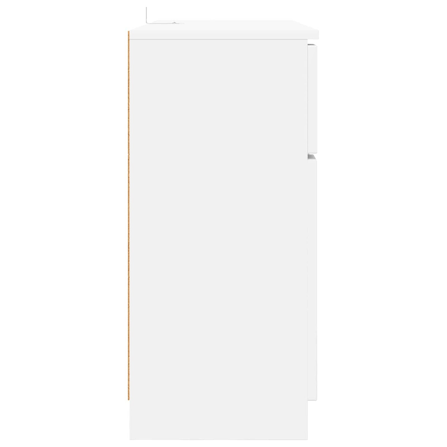 vidaXL Sideboard with Drawer White 100 x 30 x 65.6 Engineered Wood