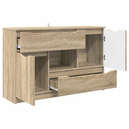 vidaXL Sideboard Sonoma Oak 100 x 30 x 65.6 Engineered Wood
