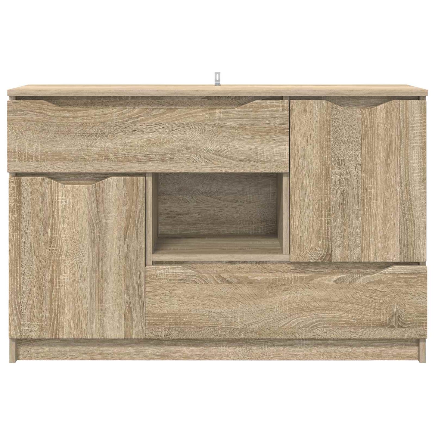 vidaXL Sideboard Sonoma Oak 100 x 30 x 65.6 Engineered Wood