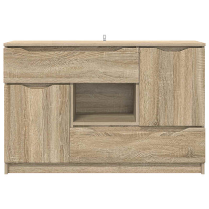 vidaXL Sideboard Sonoma Oak 100 x 30 x 65.6 Engineered Wood