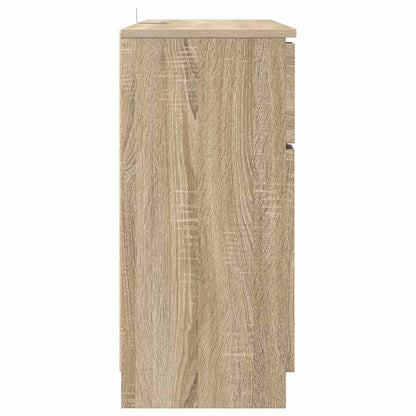 vidaXL Sideboard Sonoma Oak 100 x 30 x 65.6 Engineered Wood