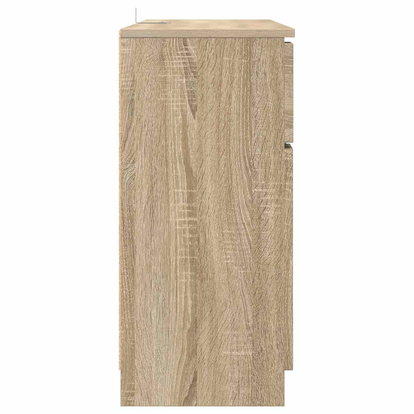 vidaXL Sideboard Sonoma Oak 100 x 30 x 65.6 Engineered Wood