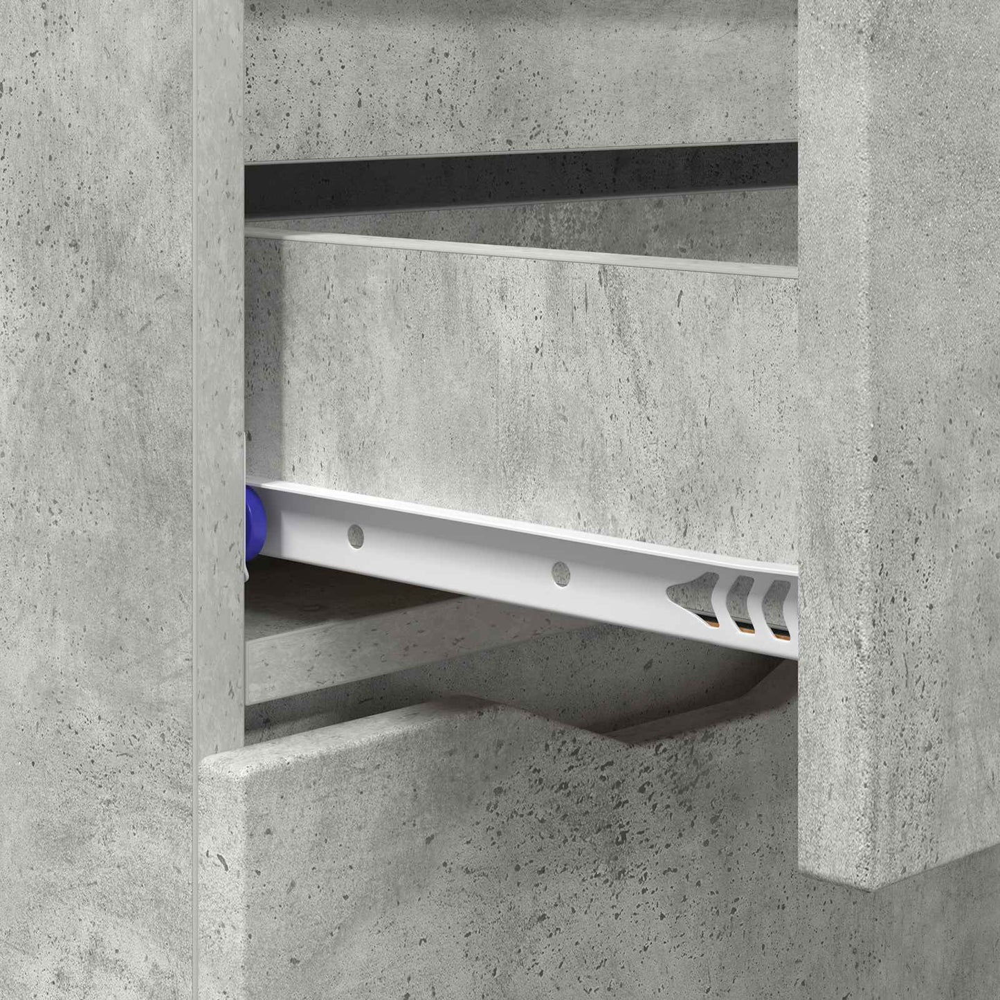 vidaXL Sideboard Concrete Grey 100 x 30 x 65.6 Engineered Wood