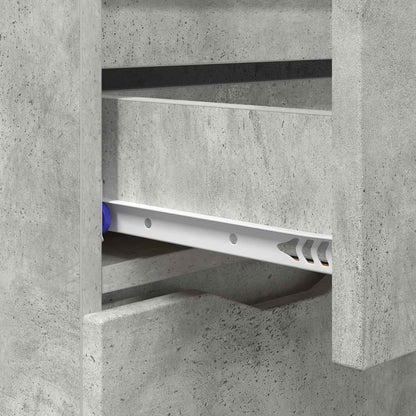 vidaXL Sideboard Concrete Grey 100 x 30 x 65.6 Engineered Wood