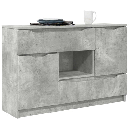 vidaXL Sideboard Concrete Grey 100 x 30 x 65.6 Engineered Wood