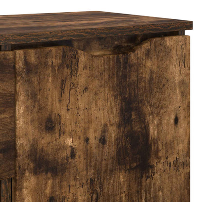 vidaXL Sideboard Smoked Oak 100 x 30 x 65.6 Engineered Wood