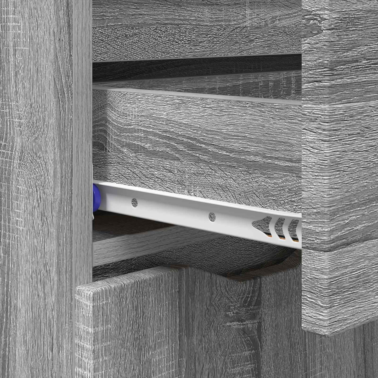 vidaXL Sideboard Grey Sonoma 100 x 30 x 65.6 Engineered Wood