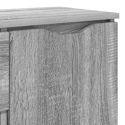 vidaXL Sideboard Grey Sonoma 100 x 30 x 65.6 Engineered Wood