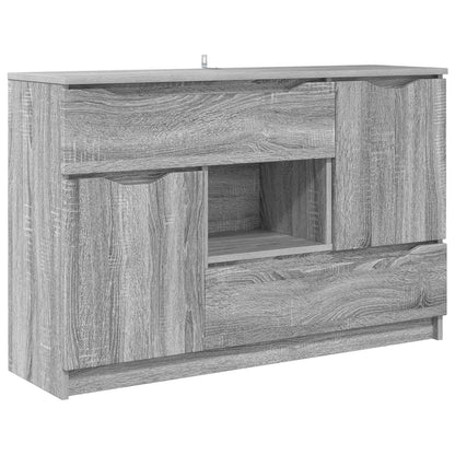 vidaXL Sideboard Grey Sonoma 100 x 30 x 65.6 Engineered Wood