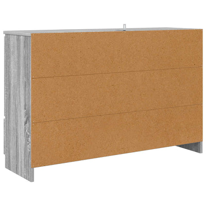 vidaXL Sideboard Grey Sonoma 100 x 30 x 65.6 Engineered Wood