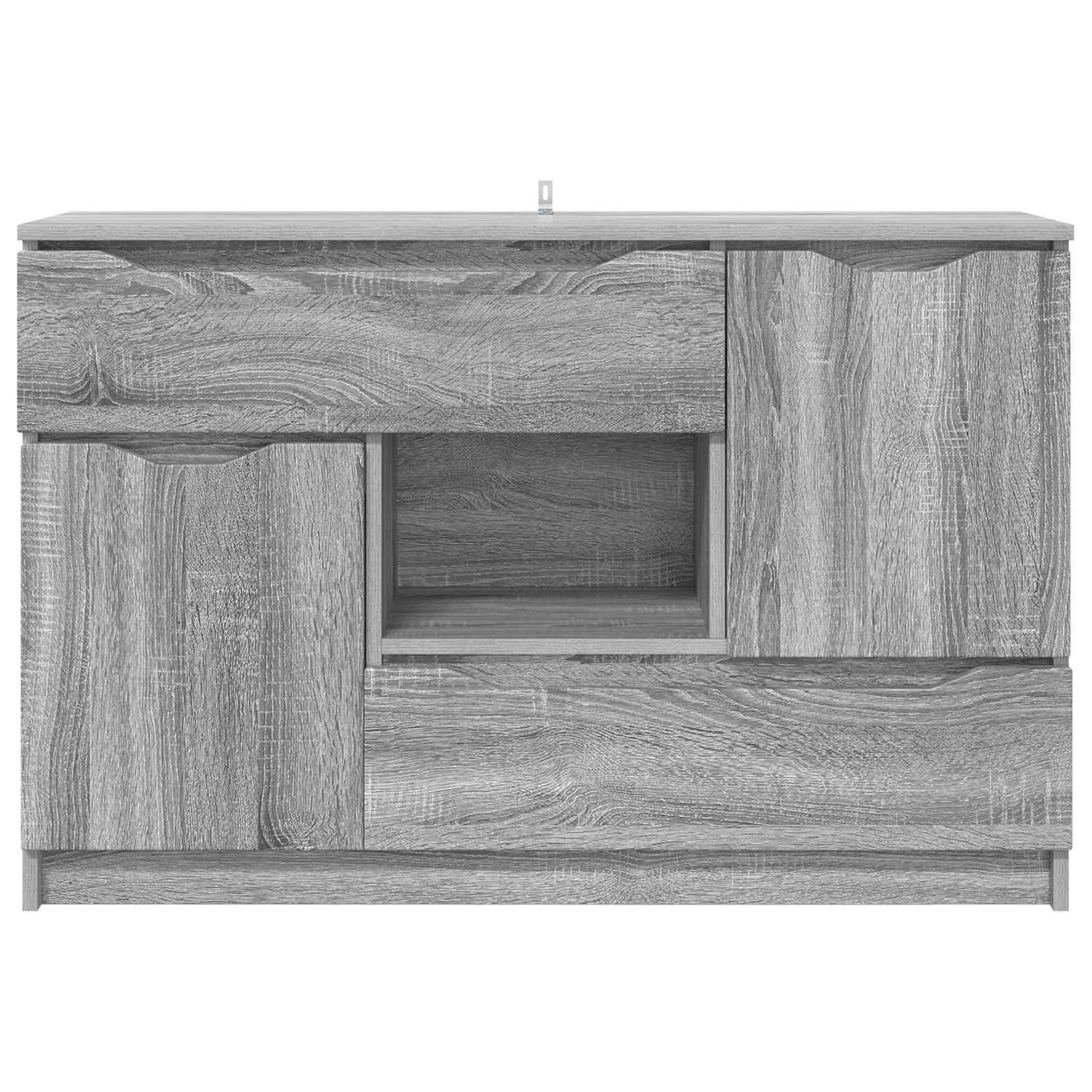 vidaXL Sideboard Grey Sonoma 100 x 30 x 65.6 Engineered Wood