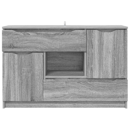 vidaXL Sideboard Grey Sonoma 100 x 30 x 65.6 Engineered Wood