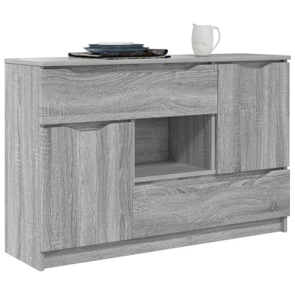 vidaXL Sideboard Grey Sonoma 100 x 30 x 65.6 Engineered Wood