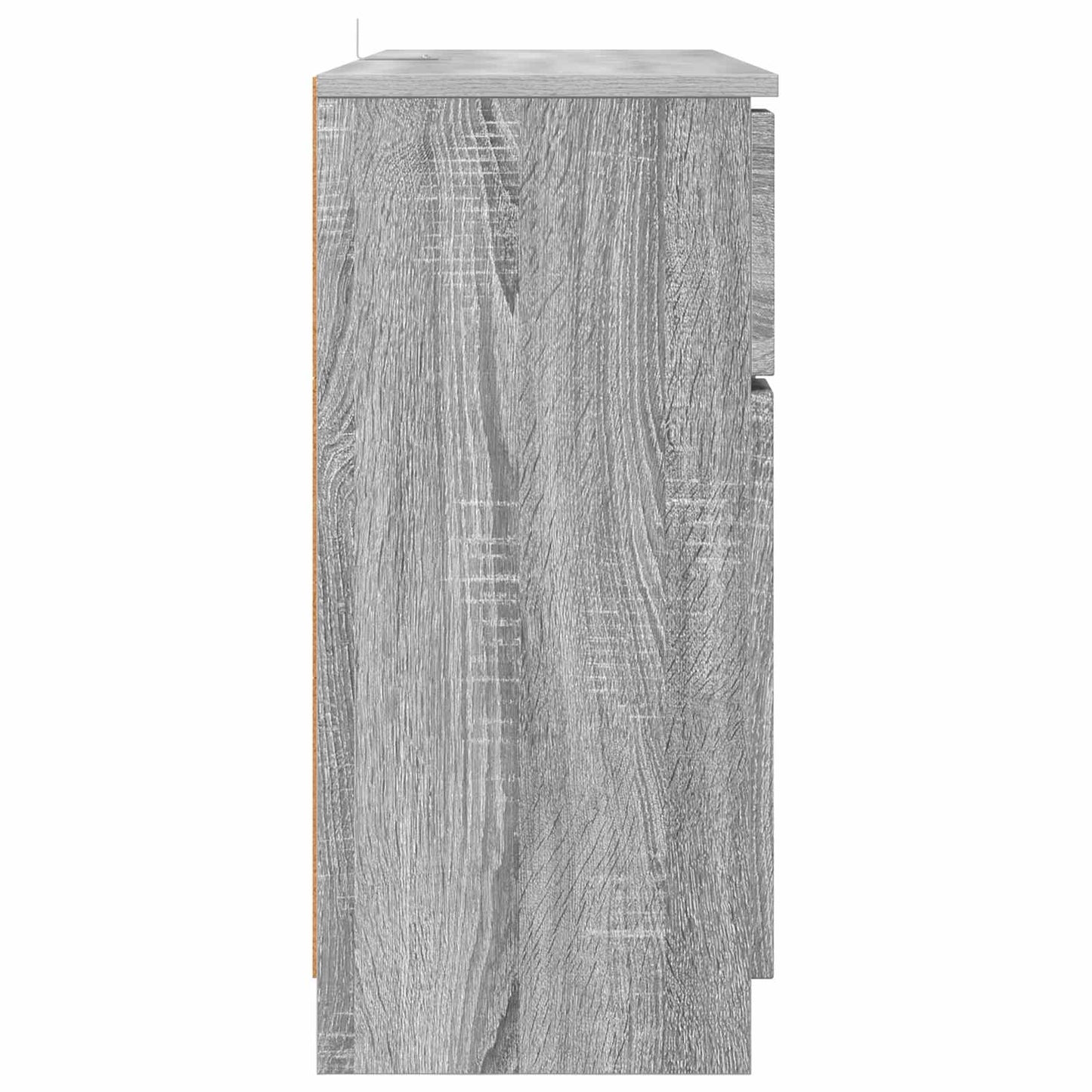 vidaXL Sideboard Grey Sonoma 100 x 30 x 65.6 Engineered Wood