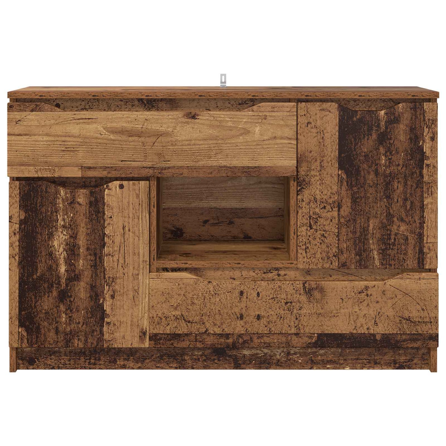vidaXL Sideboard with Drawer Old Wood 100 x 30 x 65.6 Engineered Wood