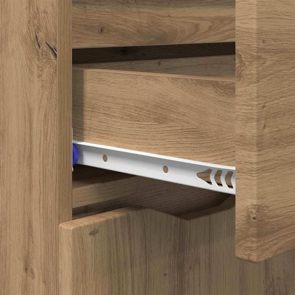 vidaXL Sideboard Artisan Oak 100 x 30 x 65.6 Engineered Wood