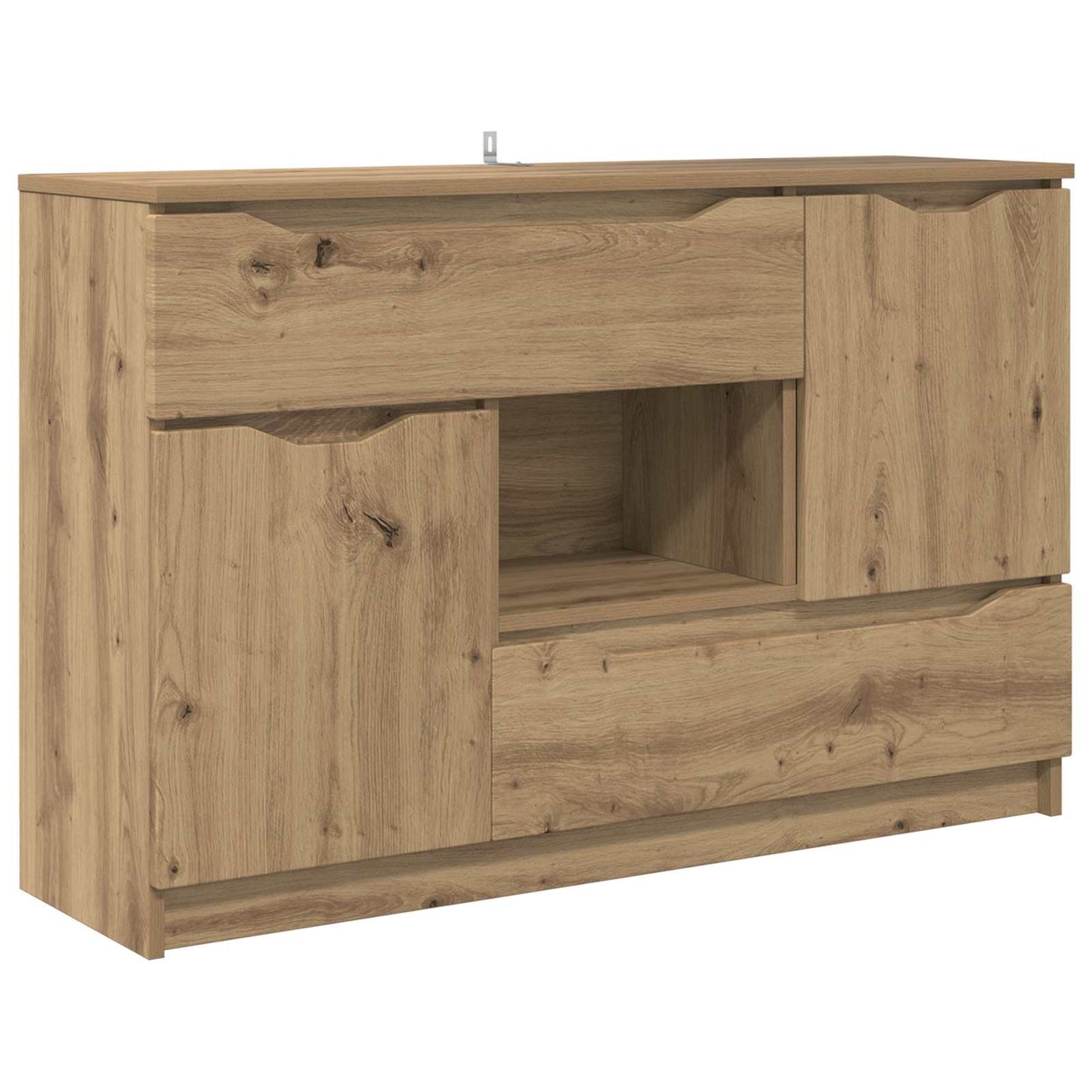 vidaXL Sideboard Artisan Oak 100 x 30 x 65.6 Engineered Wood