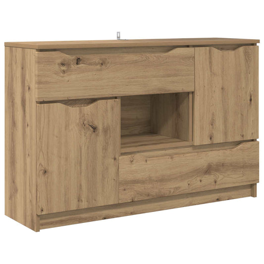 vidaXL Sideboard Artisan Oak 100 x 30 x 65.6 Engineered Wood