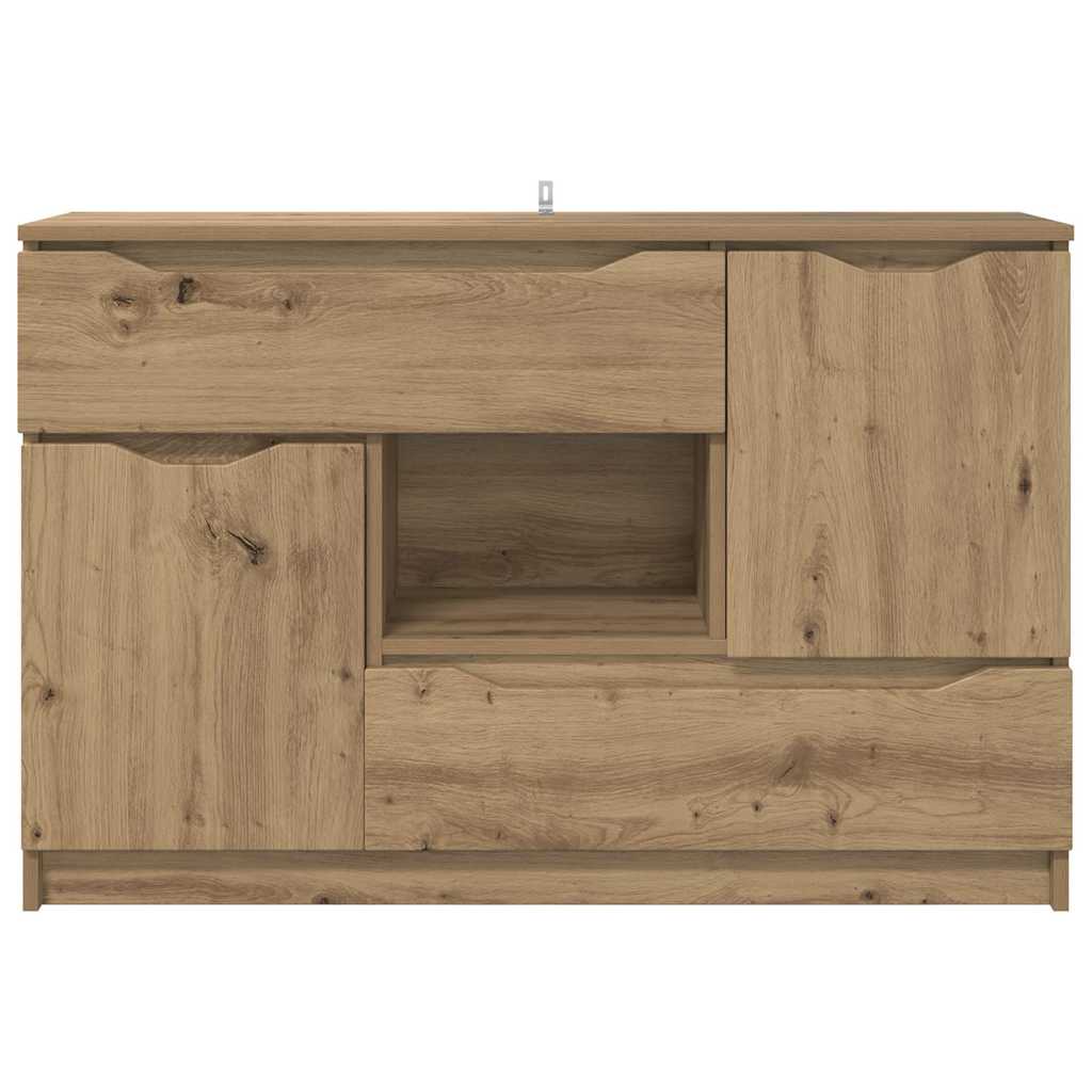 vidaXL Sideboard Artisan Oak 100 x 30 x 65.6 Engineered Wood