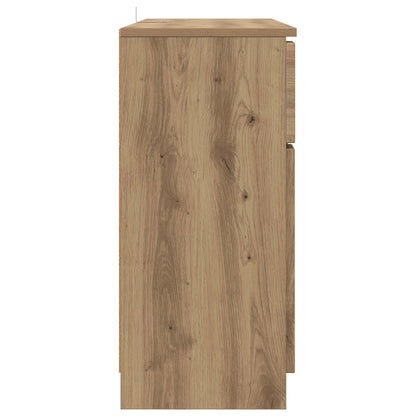 vidaXL Sideboard Artisan Oak 100 x 30 x 65.6 Engineered Wood