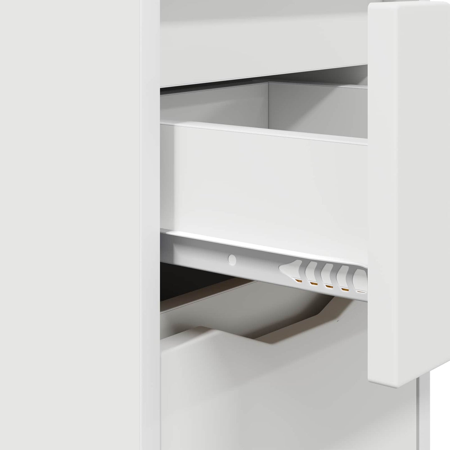 vidaXL Bedside Table White 30.5 x 30 x 43 cm Engineered Wood