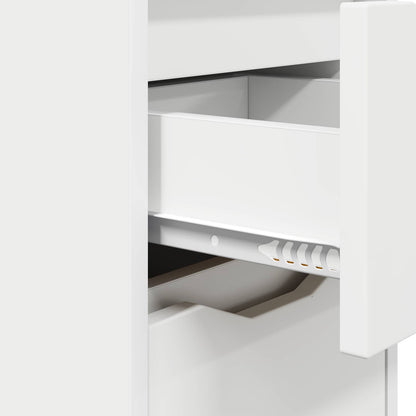 vidaXL Bedside Tables 2 pcs White 30.5 x 30 x 43 cm Engineered Wood