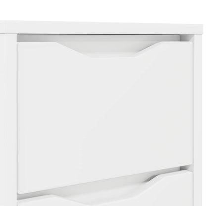 vidaXL Bedside Tables 2 pcs White 30.5 x 30 x 43 cm Engineered Wood