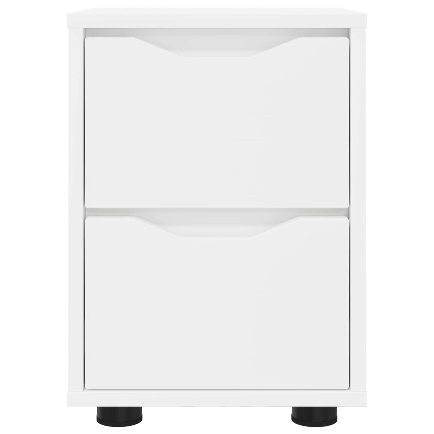 vidaXL Bedside Tables 2 pcs White 30.5 x 30 x 43 cm Engineered Wood