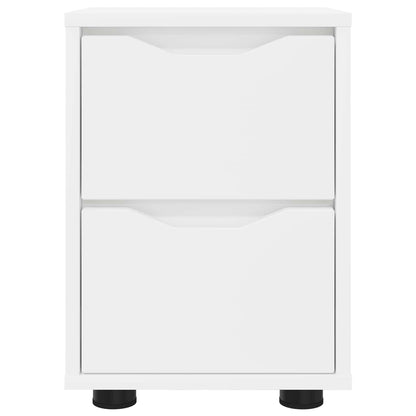 vidaXL Bedside Tables 2 pcs White 30.5 x 30 x 43 cm Engineered Wood