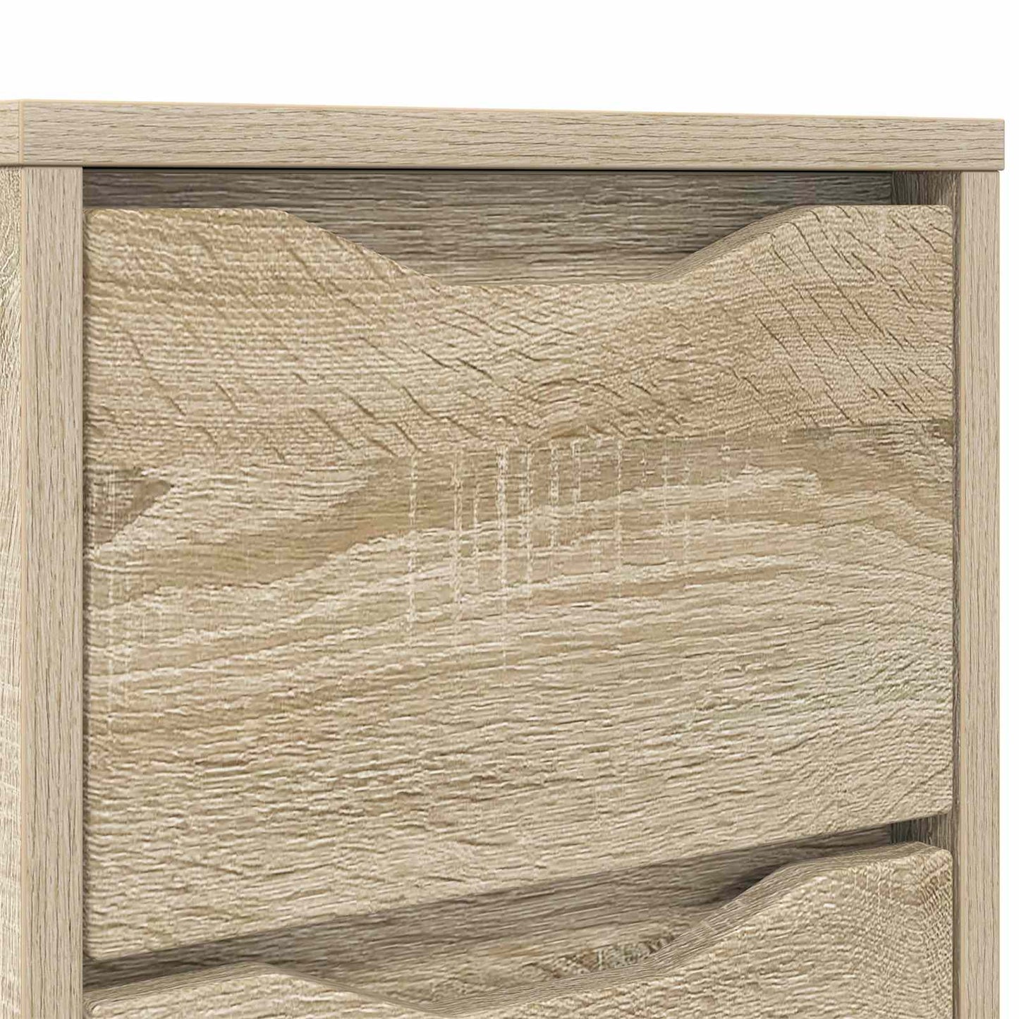 vidaXL Bedside Table Sonoma Oak 30.5 x 30 x 43 cm Engineered Wood