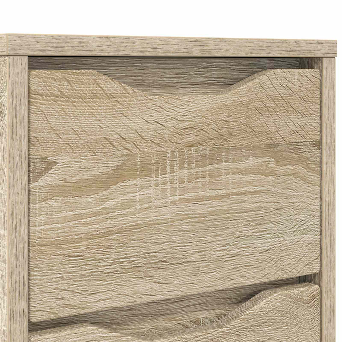 vidaXL Bedside Table Sonoma Oak 30.5 x 30 x 43 cm Engineered Wood