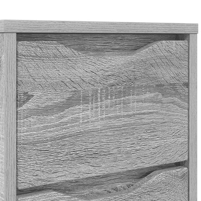 vidaXL Bedside Table Grey Sonoma 30.5 x 30 x 43 cm Engineered Wood