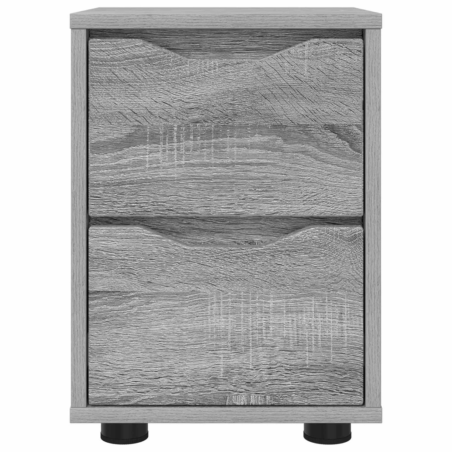 vidaXL Bedside Table Grey Sonoma 30.5 x 30 x 43 cm Engineered Wood