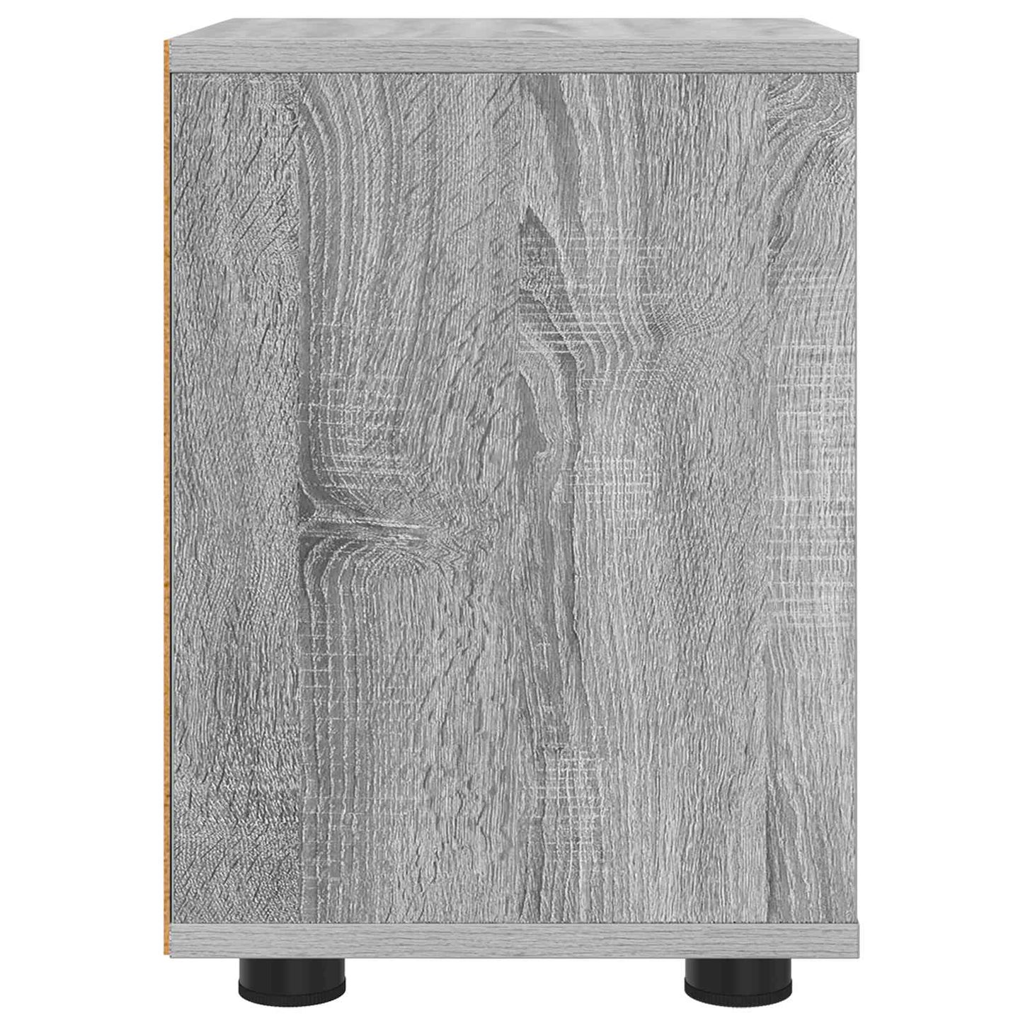 vidaXL Bedside Table Grey Sonoma 30.5 x 30 x 43 cm Engineered Wood