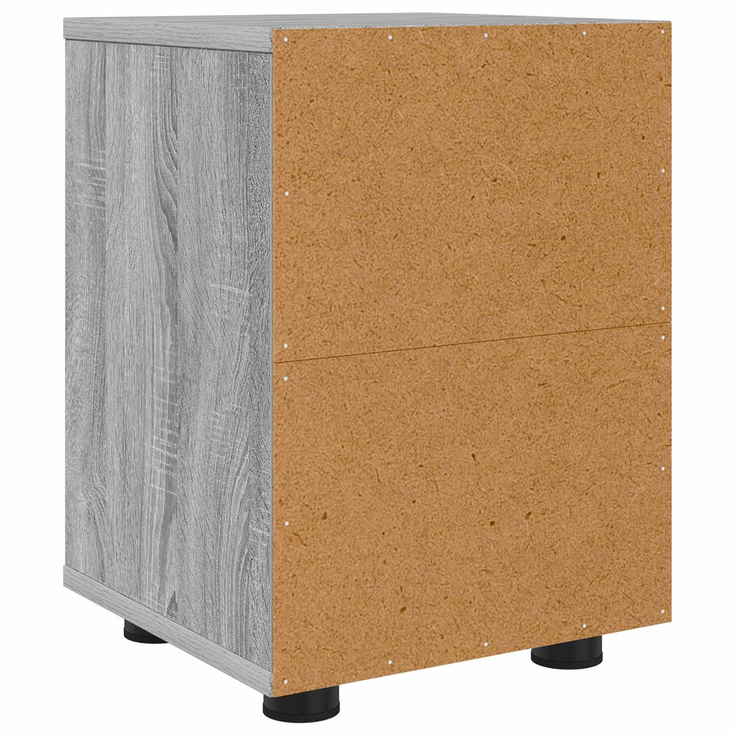 vidaXL Bedside Tables with Drawer 2 pcs Grey Sonoma 30.5 x 30 x 43 cm