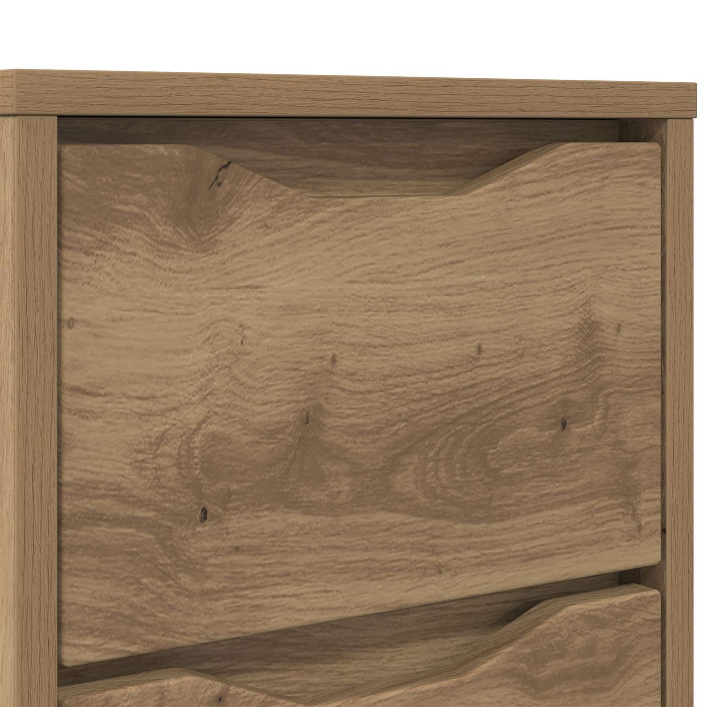 vidaXL Bedside Table Artisan Oak 30.5 x 30 x 43 cm Engineered Wood