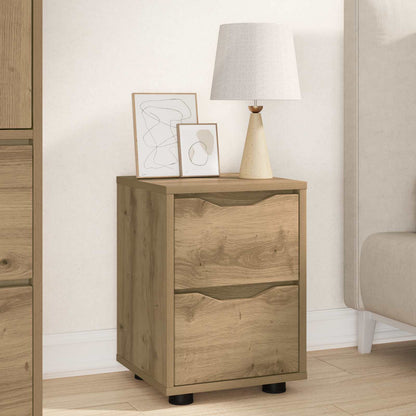 vidaXL Bedside Tables 2 pcs Artisan Oak 30.5 x 30 x 43 cm