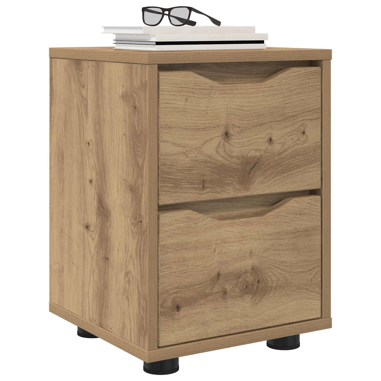 vidaXL Bedside Tables 2 pcs Artisan Oak 30.5 x 30 x 43 cm