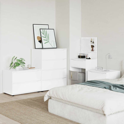vidaXL Storage Cabinet 80 x 48 x 57 cm Engineered Wood White