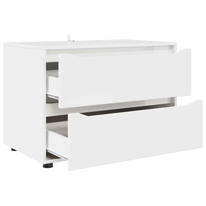 vidaXL Storage Cabinet 80 x 48 x 57 cm Engineered Wood White