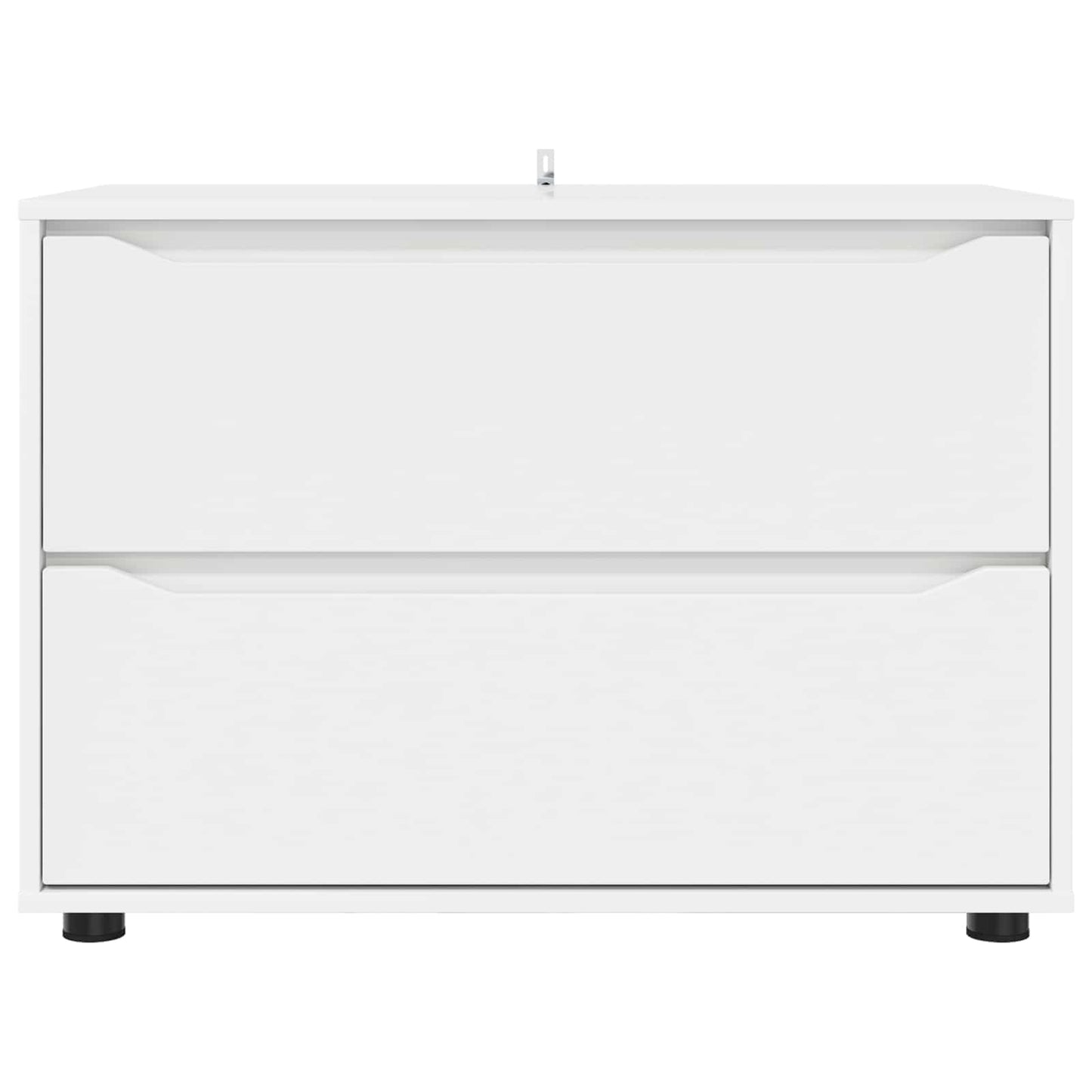 vidaXL Storage Cabinet 80 x 48 x 57 cm Engineered Wood White