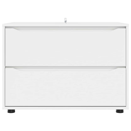 vidaXL Storage Cabinet 80 x 48 x 57 cm Engineered Wood White