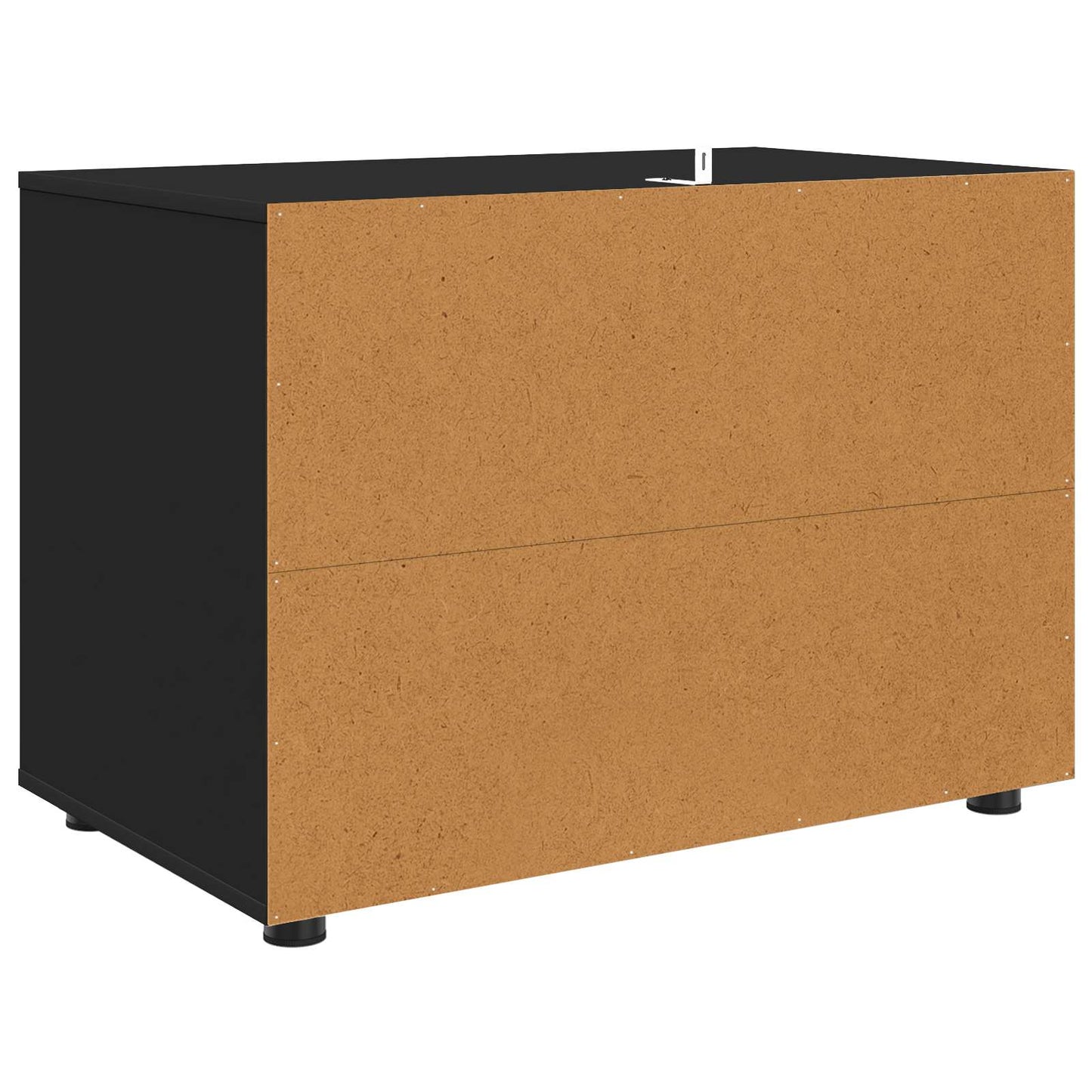 vidaXL Storage Cabinet 80 x 48 x 57 cm Engineered Wood Black
