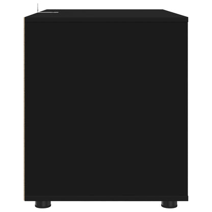 vidaXL Storage Cabinet 80 x 48 x 57 cm Engineered Wood Black